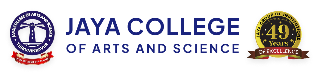 Jaya College of Arts and Science Mobile View Logo